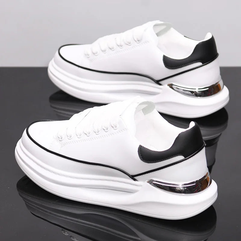 Kleine witte schoenen voor koppels Heren- en damesschoenen Sportschoenen Heren-sneakers Met verhoogde binnenzool Casual sportschoenen
