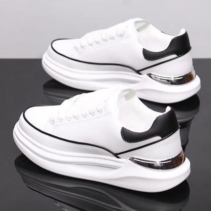 Kleine witte schoenen voor koppels Heren- en damesschoenen Sportschoenen Heren-sneakers Met verhoogde binnenzool Casual sportschoenen