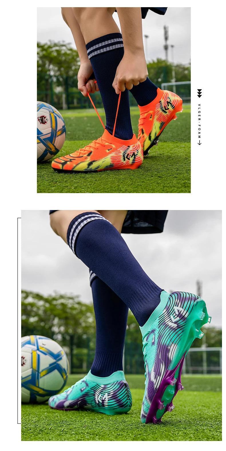 Men Professional Football Boots Resistant Comfortable Training Male Soccer Shoes Ultralight Top Quality Match Football Shoes