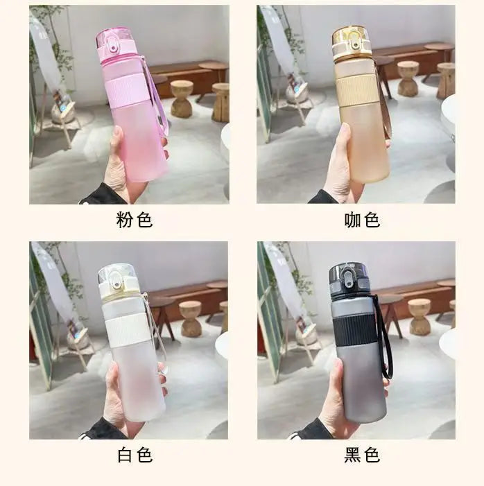 550ML Cartoon Fortnite Adult Sport Water Bottle, Motivational Leak-Proof Portable Reusable Plastic Cup, Large Capacity Water Cup