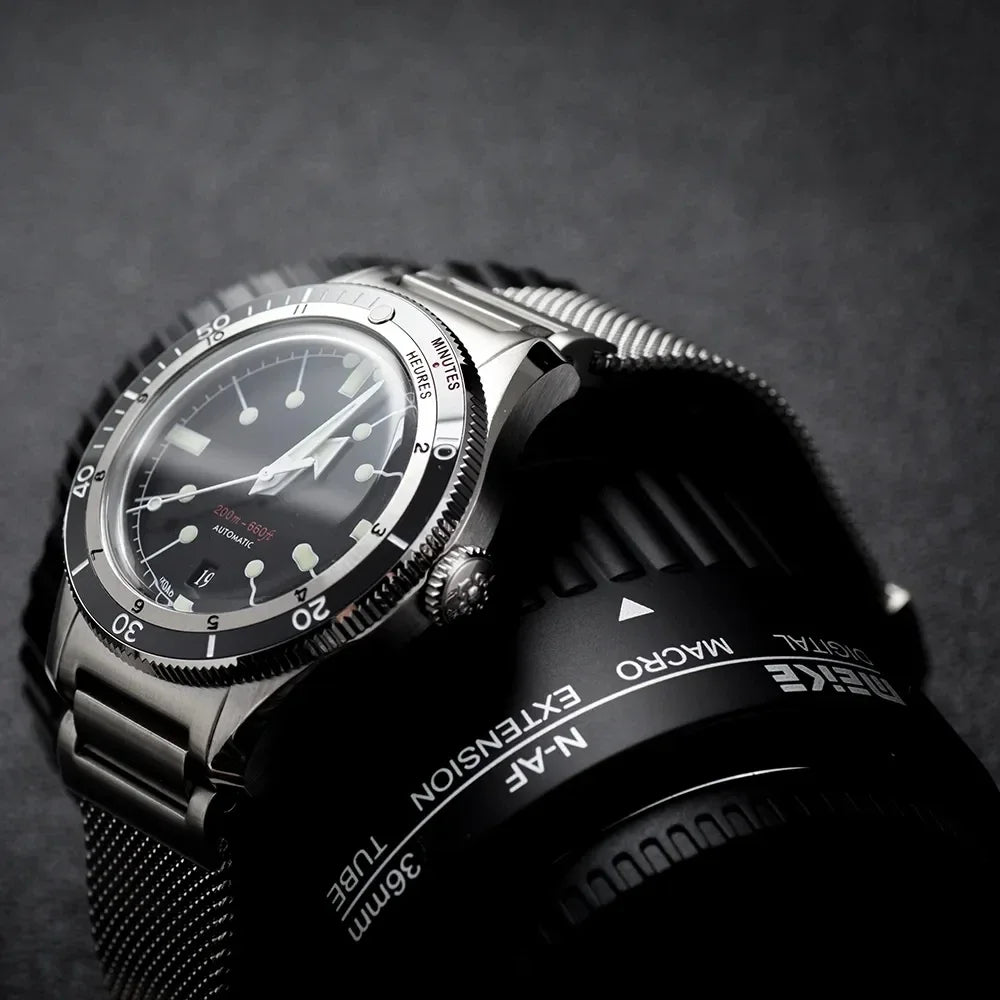 IX&DAO IPOSE Watch 5303 ETA-2824 Movement Automatic Mechanical GMT Sport Retro Diving Casual Dress 200m Waterproof Men Watches