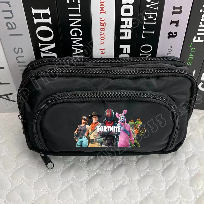 Estojo para Canetas Fortnite com Padrão Criativo do Jogo, Estojo Harajuku, Bolsa de Arrumação para Rapaz e Rapariga, Material de Regresso às Aulas, Presentes de Aniversário e Festa