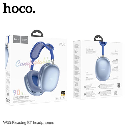 HOCO W55 sur l'oreille Bluetooth écouteur sans fil musique casque micro HiFi Audio casques stéréo son Sport écouteurs 40MM AUX TF