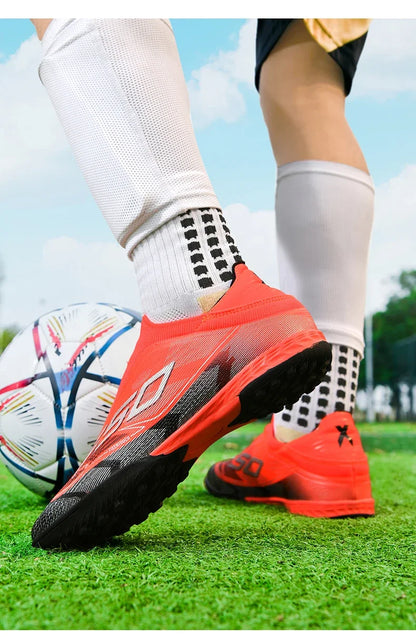 Men's New Indoor TF Football Boots High Quality Training Original Male Breathable Non-Slip Soccer Shoes Turf Futsal Football Shoes