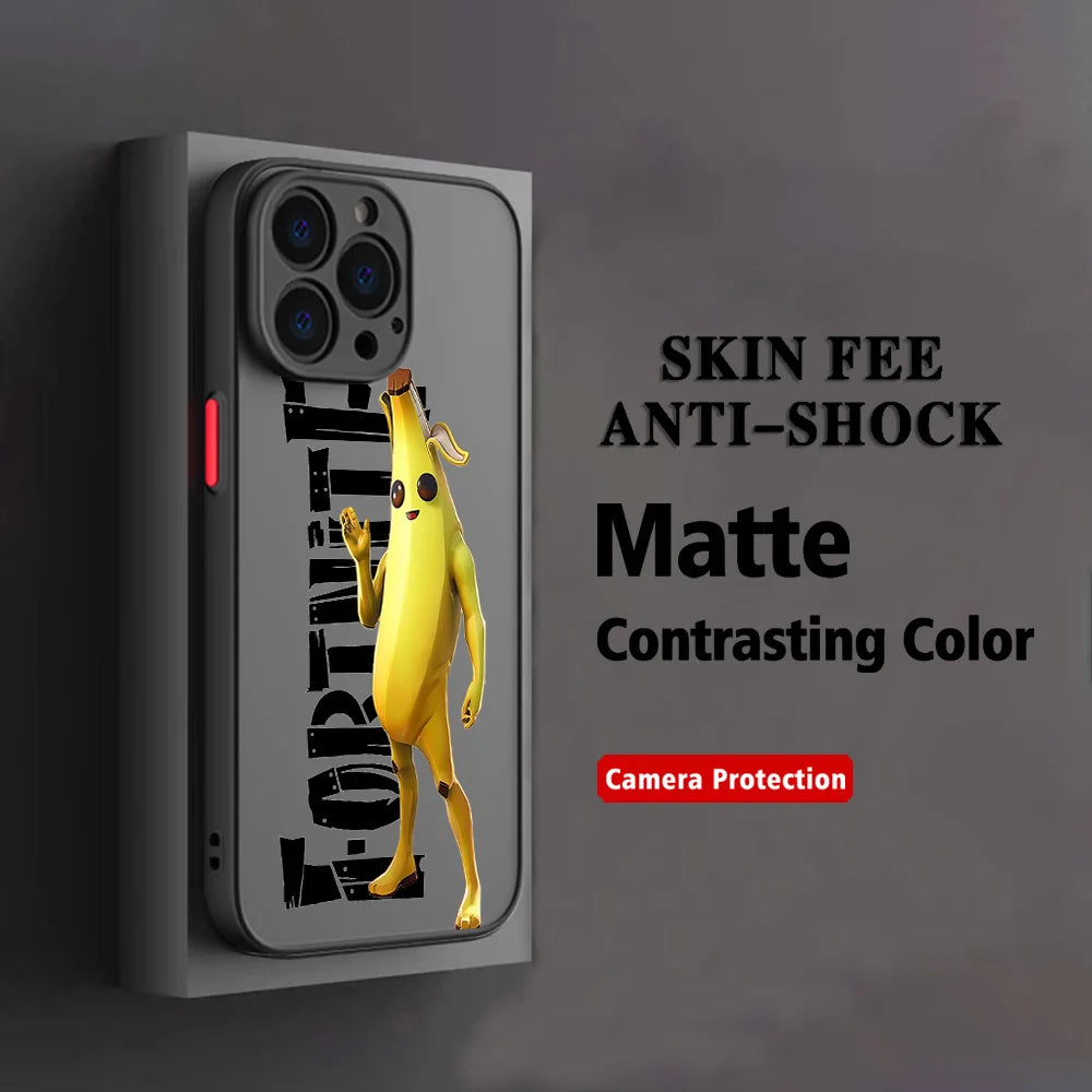 Hot Game F-Fortnites Phone Case For Xiaomi Redmi Note 14 13 12 12S 11 11S 10 10S 9T 9S 8 7 Pro Plus 4G 5G Matte Clear Back Cover