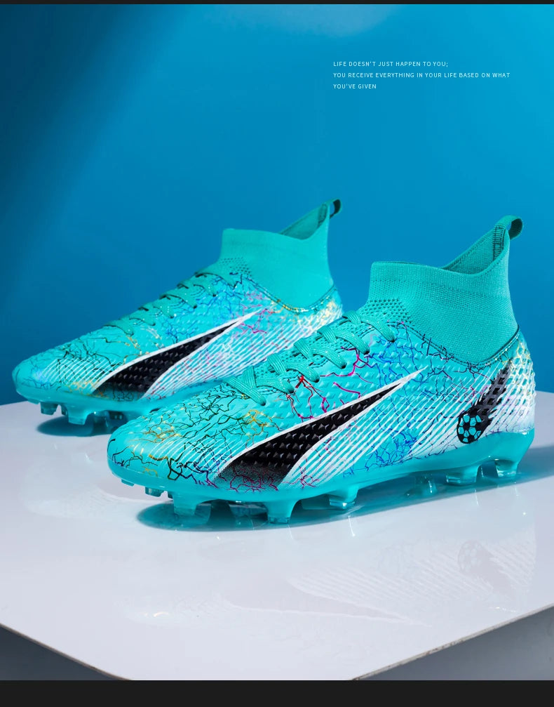 Men's Soccer Shoes Kids Football Boots Women Professional Soccer Cleats Antiskid Chaussure TF/FG Outdoor Athletic Football Shoes