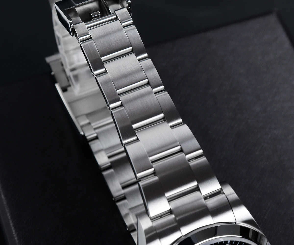 Cronos EX Diver Mechanical Men Watch 39mm Automatic PT5000 Sapphire Glass Bushed Bracelet Glide Clasp 10ATM  L6031
