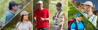 GADIEMKENSD Könnyű, lélegző szabadtéri sapka, UPF 50+ napvédő, divatos napsapka férfiaknak és nőknek, szabadtéri sportokhoz
