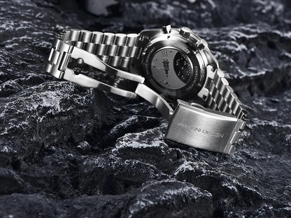 PAGANI DESIGN New AR Sapphire Quartz luxury men's watches 500 vitometer Circle Sport M 100 waterproof chronograph 316L all-steel Japan Movt Luminous man Watch