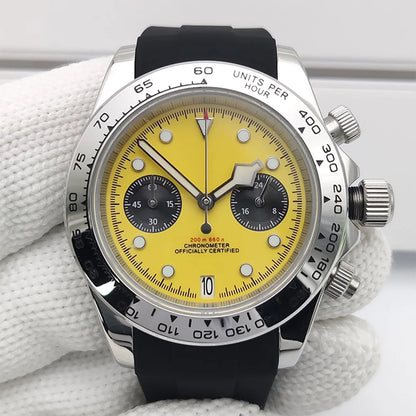 2025 New Latest VK64 Watch AR Sapphire Glass 5bar Men's Speed Sport Chronograph Fashion Quartz Watch relogio masculino