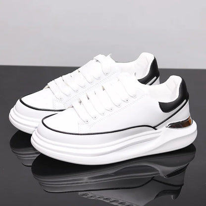 Kleine witte schoenen voor koppels Heren- en damesschoenen Sportschoenen Heren-sneakers Met verhoogde binnenzool Casual sportschoenen