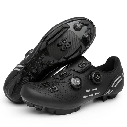 Hochwertige Fahrradschuhe für Herren, SPD, selbstverriegelnd, Rennrad-Sportschuhe, MTB-Mountainbike-Schuhe für Damen, rutschfeste Fahrradschuhe 36-47