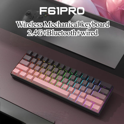 Keyboard Bluetooth Wireless Mechanical keyboards rgb Gamer teclado para tablet mecanico 60% ipad Backlit Mini usb key board