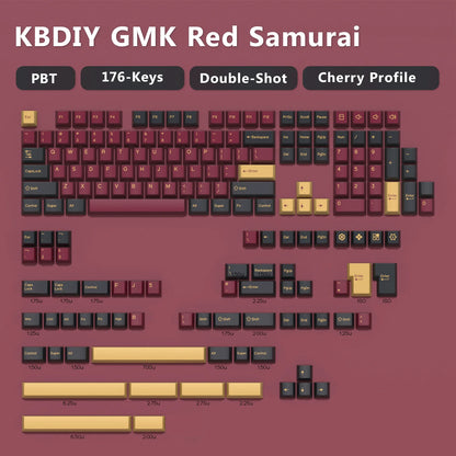 KBDiy GMK MarrsGreen Keycap tasti profilo Cherry Double Shot PBT ISO per kit tastiera meccanica gamer DIY Gaming Point KeyCap