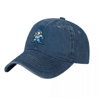 Megaman 8-bitová bejzbalová čiapka, nová, roztomilá, vintage, luxusná čiapka pre mužov a ženy