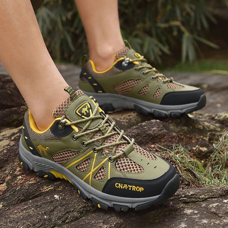 Men's Hiking Shoes Breathable Mesh Sports Summer Outdoor Wear-resistant Hiking and Hunting Tactical Shoes