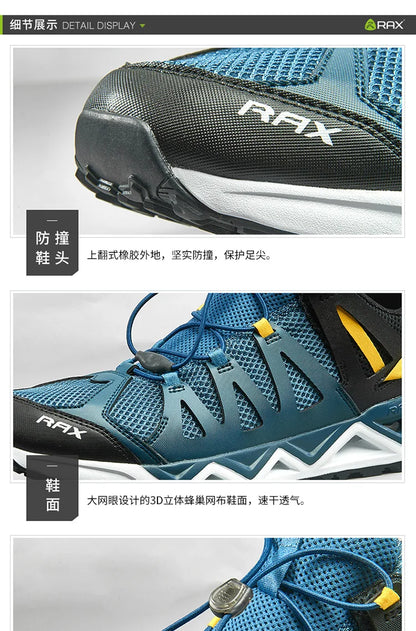 RAX Upstreams : chaussures aquatiques pour homme, baskets de sport de plein air pour homme, sandales d'été pour la plage, chaussures de pêche, chaussures de natation