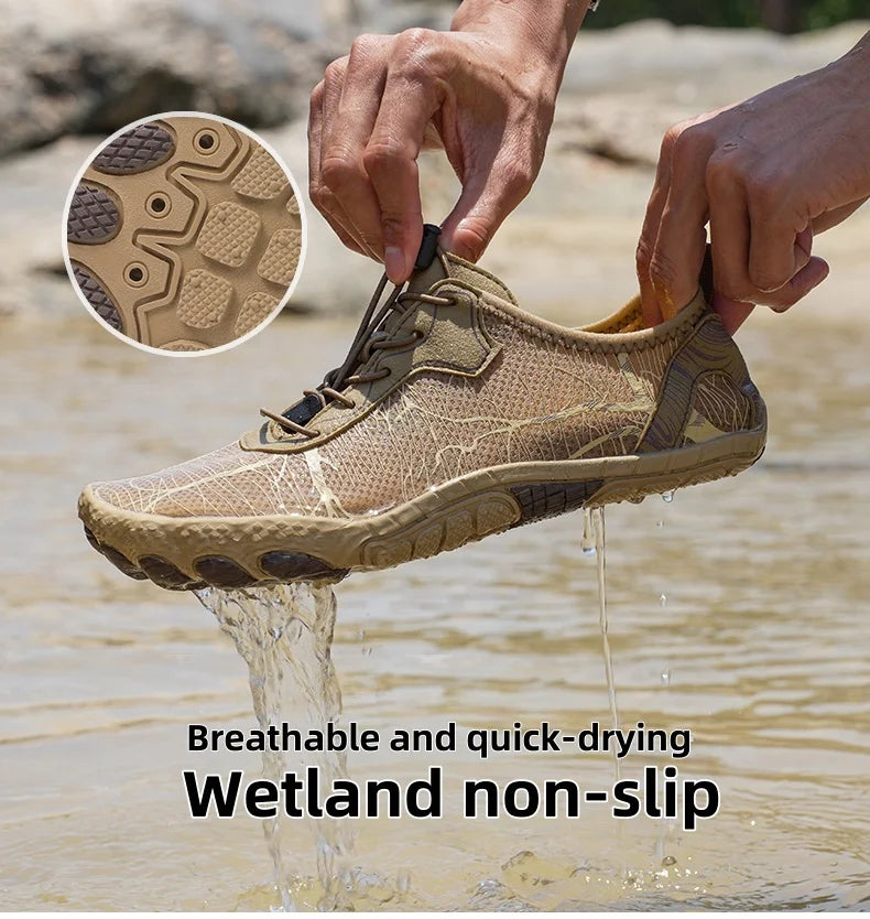 Sapatos Barefoot para Homem e Mulher, Calçado de Praia Outdoor de Secagem Rápida e Antiderrapante, Sapatos para Desportos Aquáticos e Fitness Indoor, Calçado Desportivo