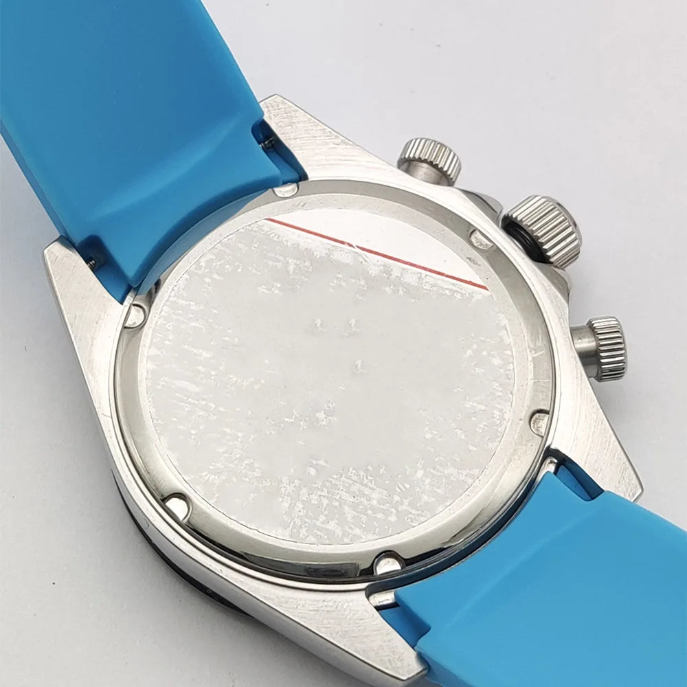 New Chronograph VK64 Quartz Watch 39.5mm 316L Stainless Steel 50M Waterproof Luminous Men Sports Business Watches