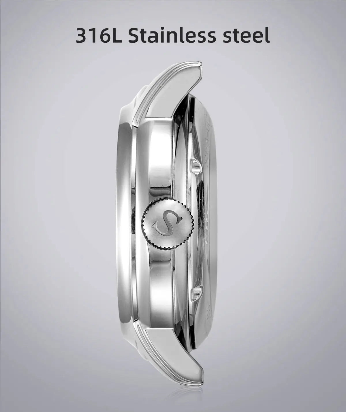 NEU Herren-Automatikuhr mit mechanischem Seagull ST25-Uhrwerk, modische Herrenarmbanduhr mit skelettierter Unruh, Casual-Business-Uhr 819.624
