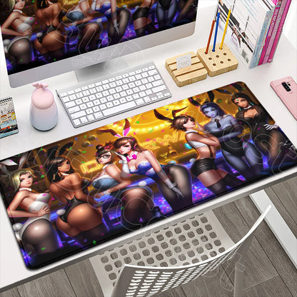 Large XXL DIY Cool  Overwatch Mouse Pad Keyboard Table Gaming Accessories Non-Slip Rubber Edge locking spped Laptop Rug desk Mat