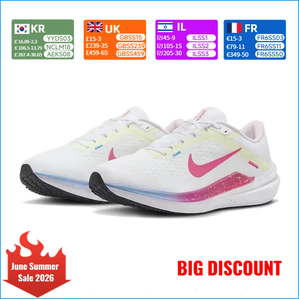 Nike AIR WINFLO 10 női cipő, sportos, alkalmi, csúszásgátló, tartós, lélegző, kényelmes futócipő FZ3973-100