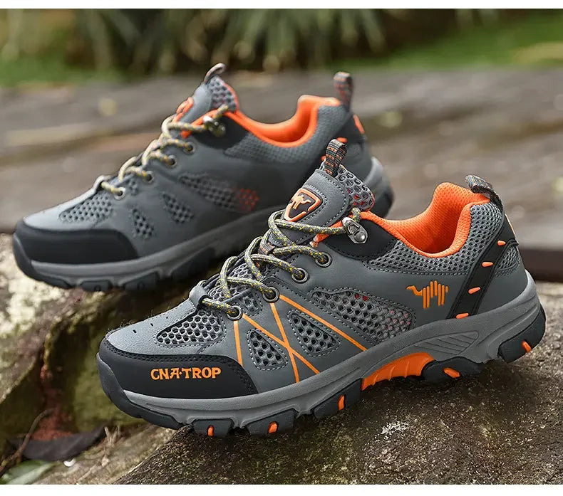 Men's Hiking Shoes Breathable Mesh Sports Summer Outdoor Wear-resistant Hiking and Hunting Tactical Shoes