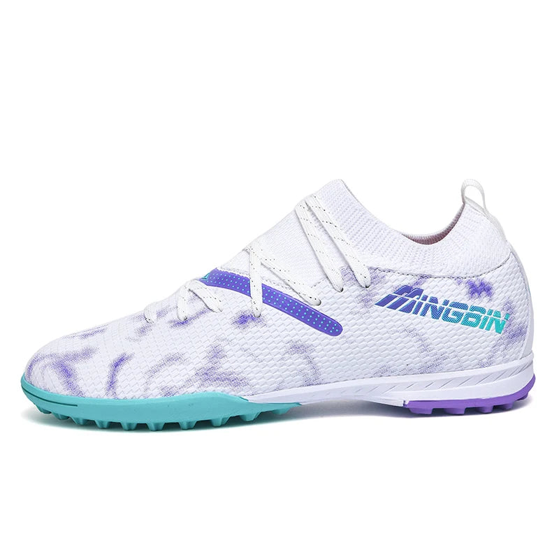 Botas de fútbol de césped profesionales para hombre, botines de fútbol con malla transpirable, zapatillas de fútbol juveniles antideslizantes, sneakers masculinas Society Chuteira