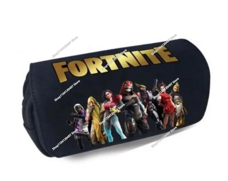 Fortnite Kids Pencil Bag Kawaii Pencil Case Large Capacity Waterproof Handheld Cosplay Pencil Pouch Office Stationary Gift Toy