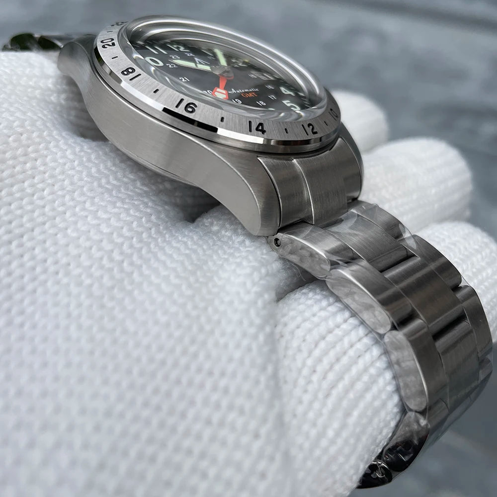 STEELFLIER Official SF792 GMT Mechanical Dive Watches Super Luminous NH34 Movement 20Bar Waterproof Luxury Stainless Steel Watch