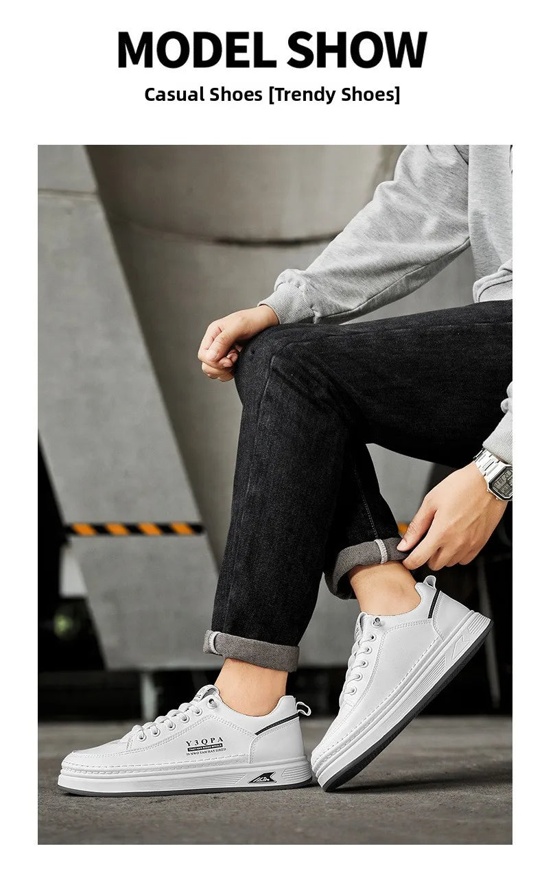 Mocasines slip-on deportivos de verano para hombre, estilo casual, ideales para conducir, versátiles, cómodos, transpirables y resistentes al desgaste, en cuero -..