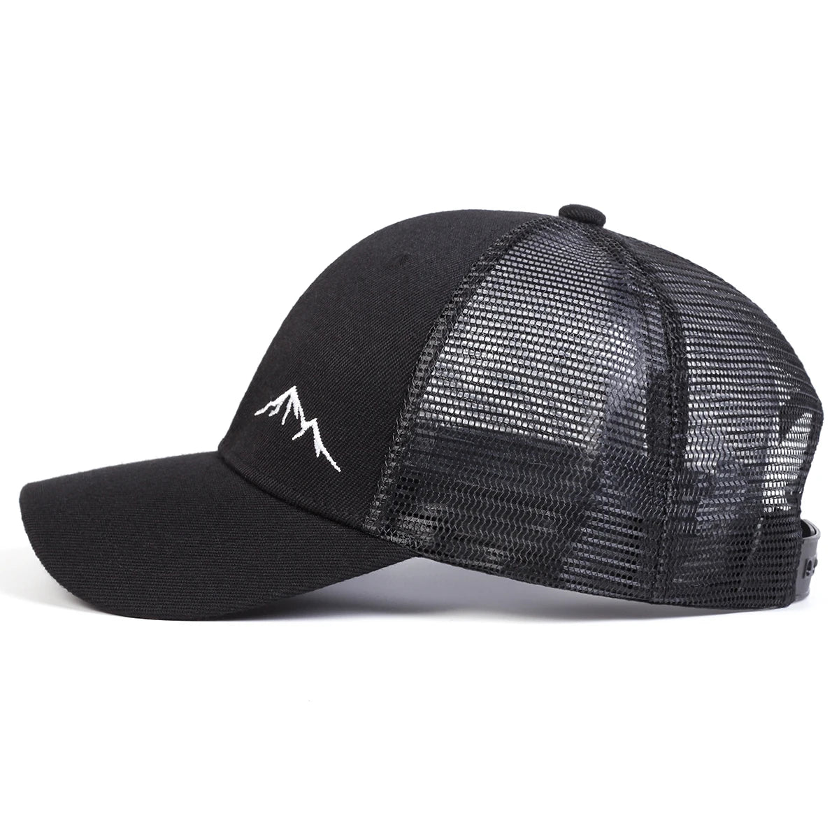 Unisex Minimalist Mountain Embroidery Baseball Net Caps Spring and Summer Outdoor Adjustable Casual Hats Sunscreen Hat