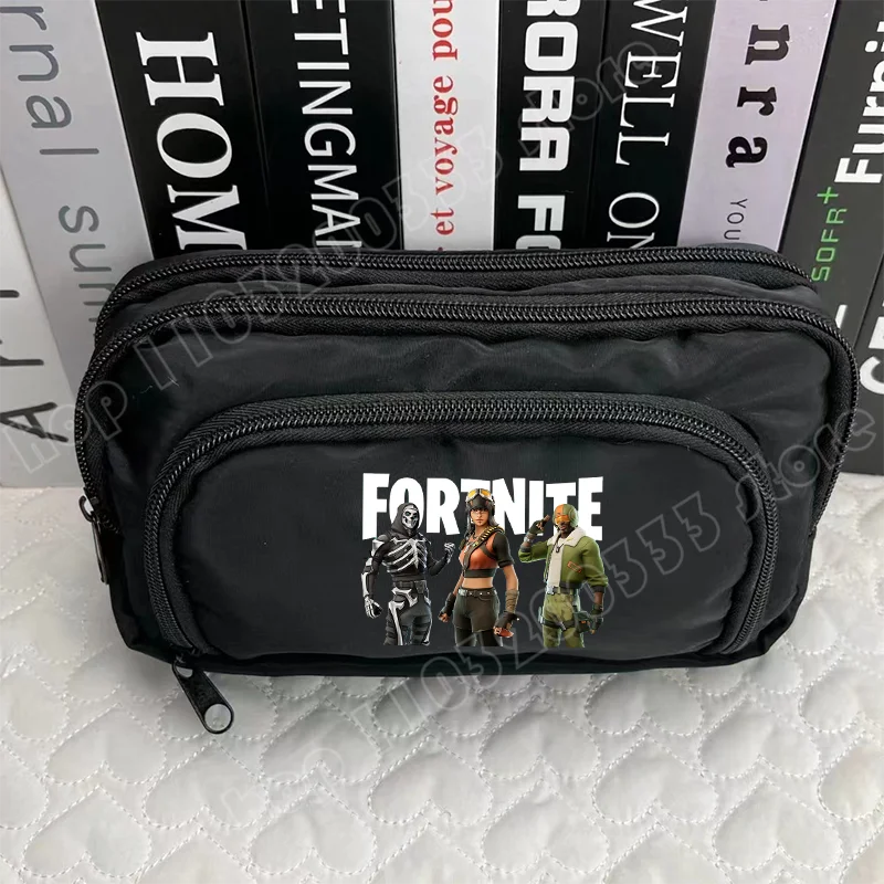 Estojo para Canetas Fortnite com Padrão Criativo do Jogo, Estojo Harajuku, Bolsa de Arrumação para Rapaz e Rapariga, Material de Regresso às Aulas, Presentes de Aniversário e Festa