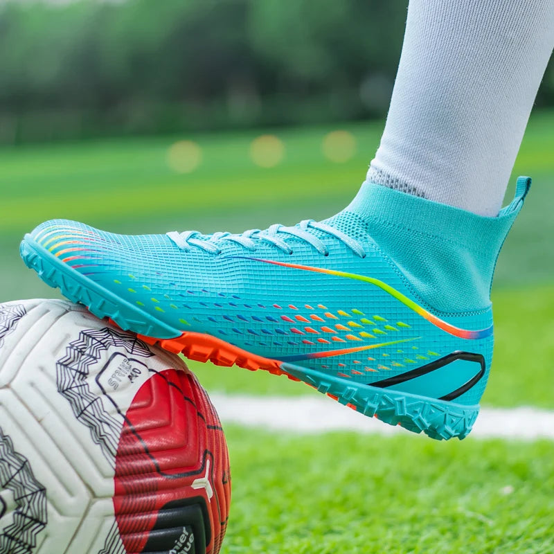 Men's Football Boots Professional Turf Futsal Match Grass Unisex Outdoor Training Soccer Shoes Soccer Cleats Non-slip Breathable