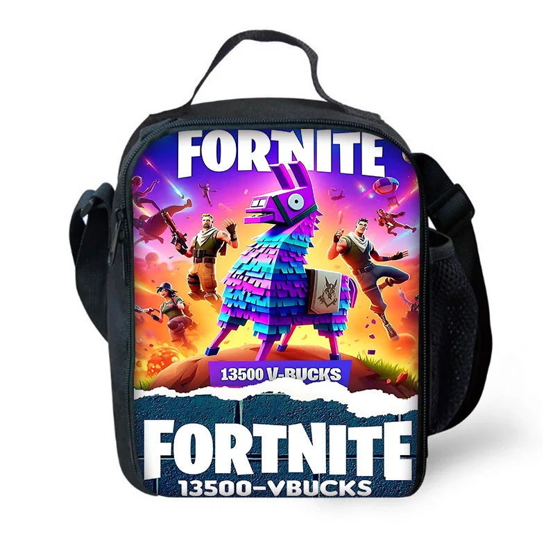 Set scuola classico FortniteS per bambini: zaino, borsa pranzo e astuccio, borse scolastiche capienti per bambino e bambina, idea regalo perfetta