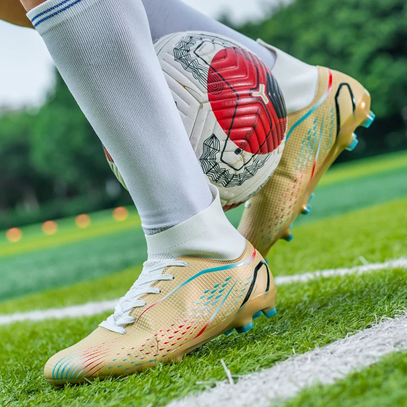 Men's Football Boots Professional Turf Futsal Match Grass Unisex Outdoor Training Soccer Shoes Soccer Cleats Non-slip Breathable