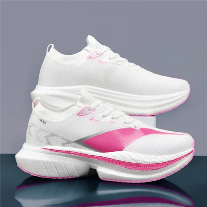 Men's Air Cushion Running Shoes Men Sneakers Carbon Board Marathon Jogging Shoes Outdoor Sport Shoes Teenis Male Casual Shoes