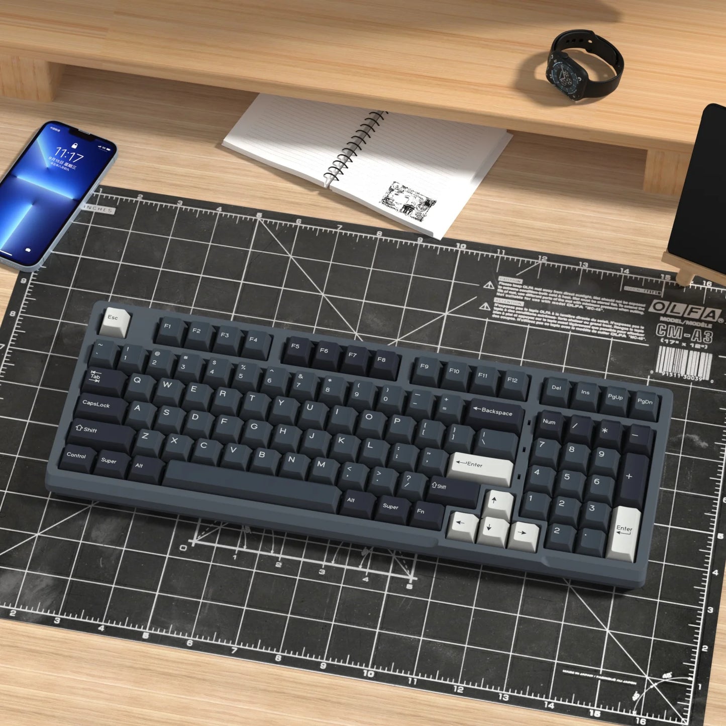 KBDiy 174 tasti/set keycap PBT GMK Apollo double shot minimalisti profilo ISO Cherry per tastiera meccanica da gaming compatibile MX