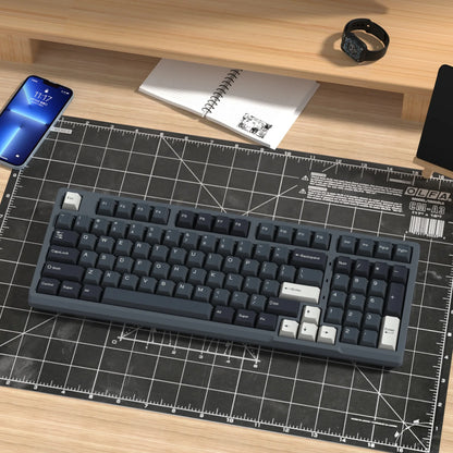KBDiy 174 tasti/set keycap PBT GMK Apollo double shot minimalisti profilo ISO Cherry per tastiera meccanica da gaming compatibile MX