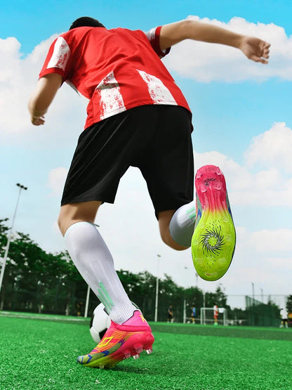 Chaussures de football professionnelles originales pour hommes, résistantes au gazon, chaussures de football décontractées de haute qualité pour hommes, chaussures de football pour entraînement rapide