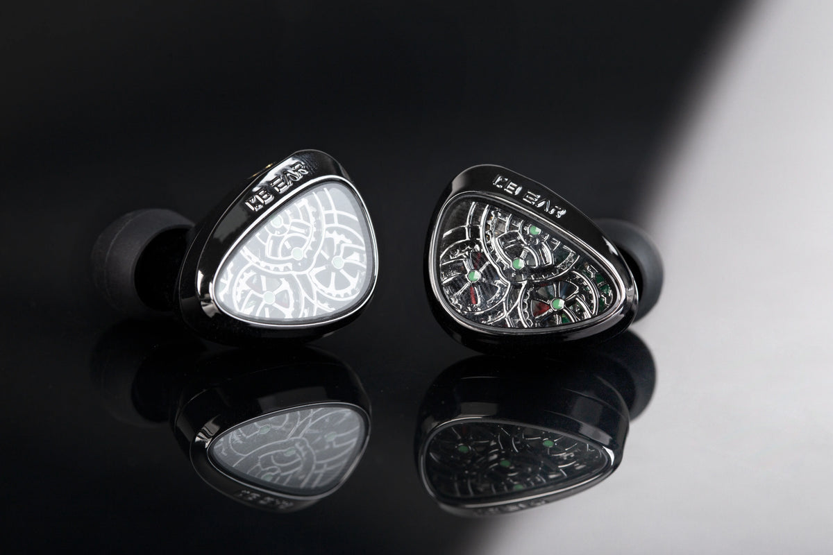 KBEAR TBX Tourbillon X IEMS Écouteurs intra-auriculaires filaires avec diaphragme en fibre de carbone CVD de 10 mm, basses profondes, casque de jeu