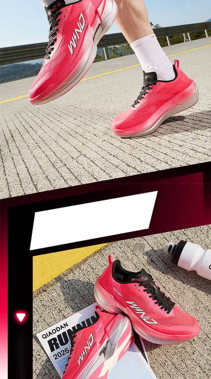 QIAODAN WIND 4PRO Carbon Plate Marathon Shoes Men Professional Racing Sneakers 2026 Breathable Running Sports Shoes QDB023262291