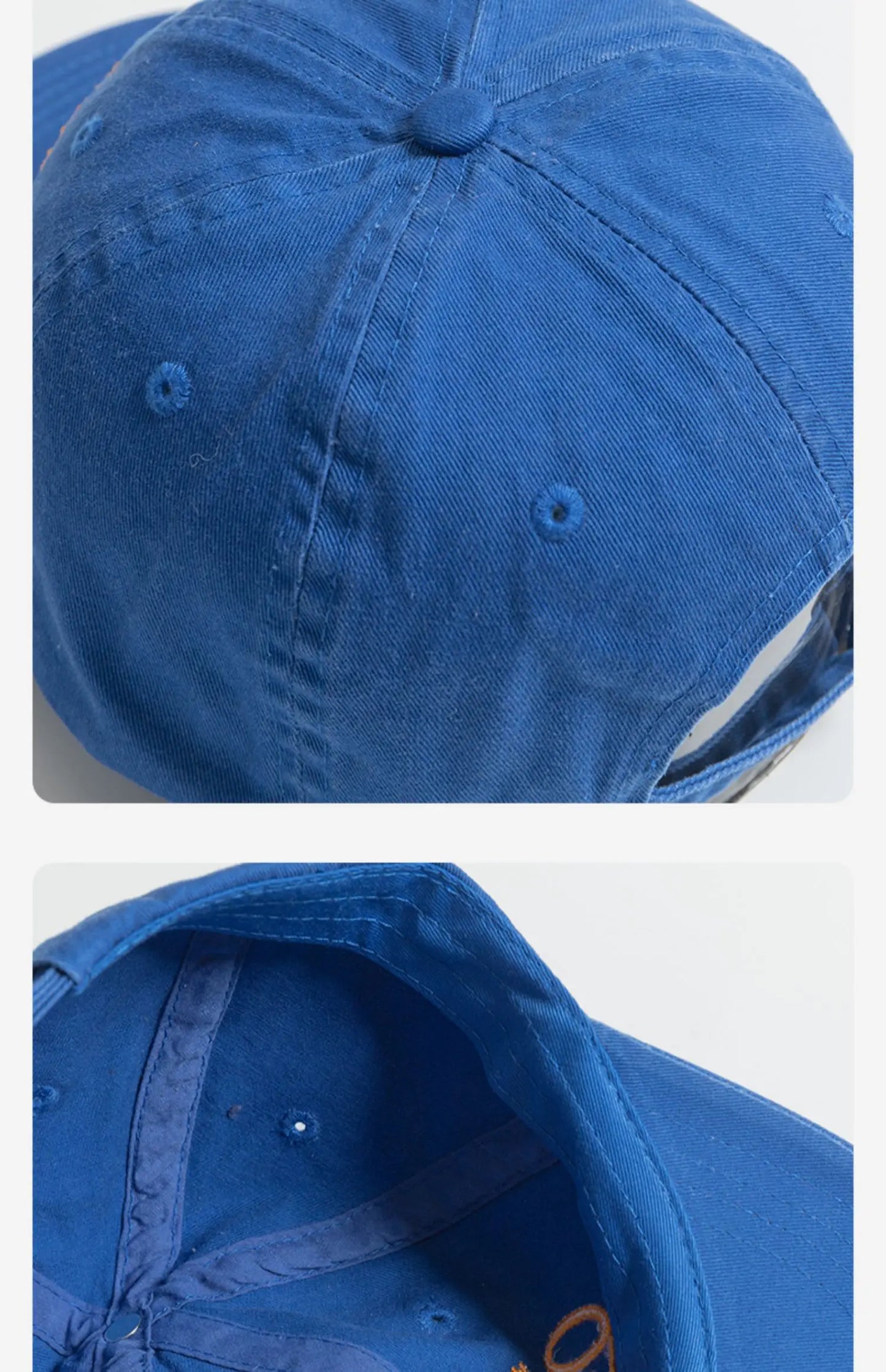 Baseball Cap Spring and Autumn Soft Top Embroidery Men and Women All-Matching Street Tide Brand Peaked Cap Wide Brim Sunshade