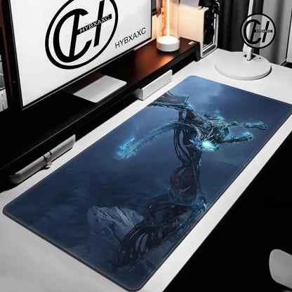 World of Warcraft Lich King Mouse Pad PC HD Anime Gaming Accessories Keyboard Mousepad Laptop XXL Game Cabinet Desk Mat Carpet