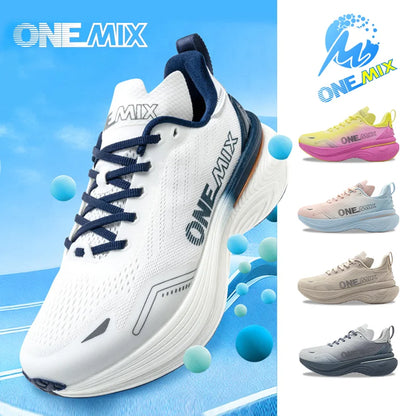 Chaussures de jogging ONEMIX Bumper Max : baskets unisexes légères, résistantes à l'usure, tendance, pour la course à pied et le fitness