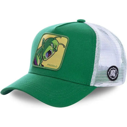 Dragon Ball Styles Anime Son Goku Bomuld Ny baseballkasket til mænd og kvinder Hip Hop Far Justerbar mesh-kasket Trucker-kasket