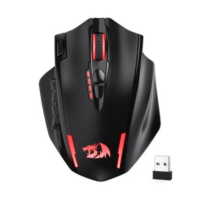 Redragon M913 MAX Ασύρματο οπτικό ποντίκι gaming MMO 26000 DPI με 16 προγραμματιζόμενα κουμπιά