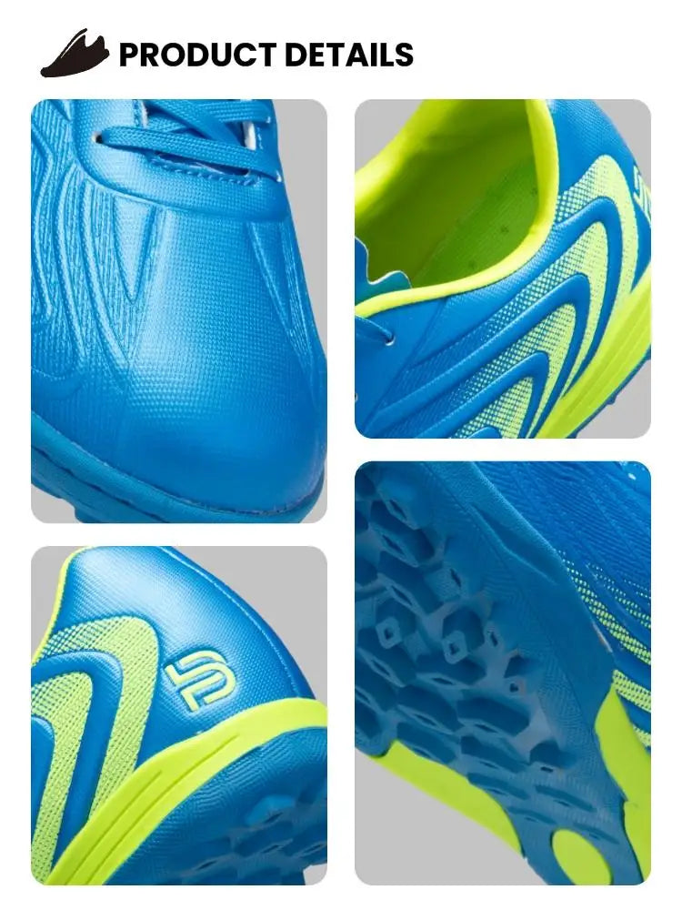 Baasploa Pantofi de fotbal pentru bărbați, marca Comfort, ușori, pentru antrenament pe gazon, pantofi profesioniști de fotbal pentru bărbați, adidași moi, antiderapanti
