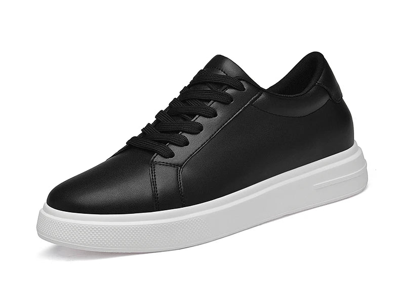 Baskets pour homme, chaussures rehaussantes, semelles rehaussantes, talons hauts de 6 à 10 cm, chaussures en cuir, chaussures de sport, chaussures pour homme