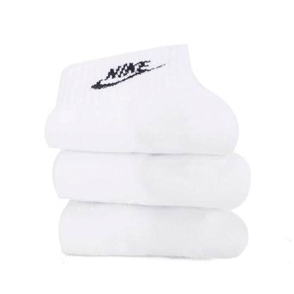 Calcetines Nike para hombre, calcetines para mujer, calcetines informales, calcetines de baloncesto a la moda, calcetines finos, calcetines deportivos cómodos y transpirables (3 pares) Dx5074-911